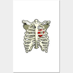 A Clockwork Heart Ribcage Posters and Art